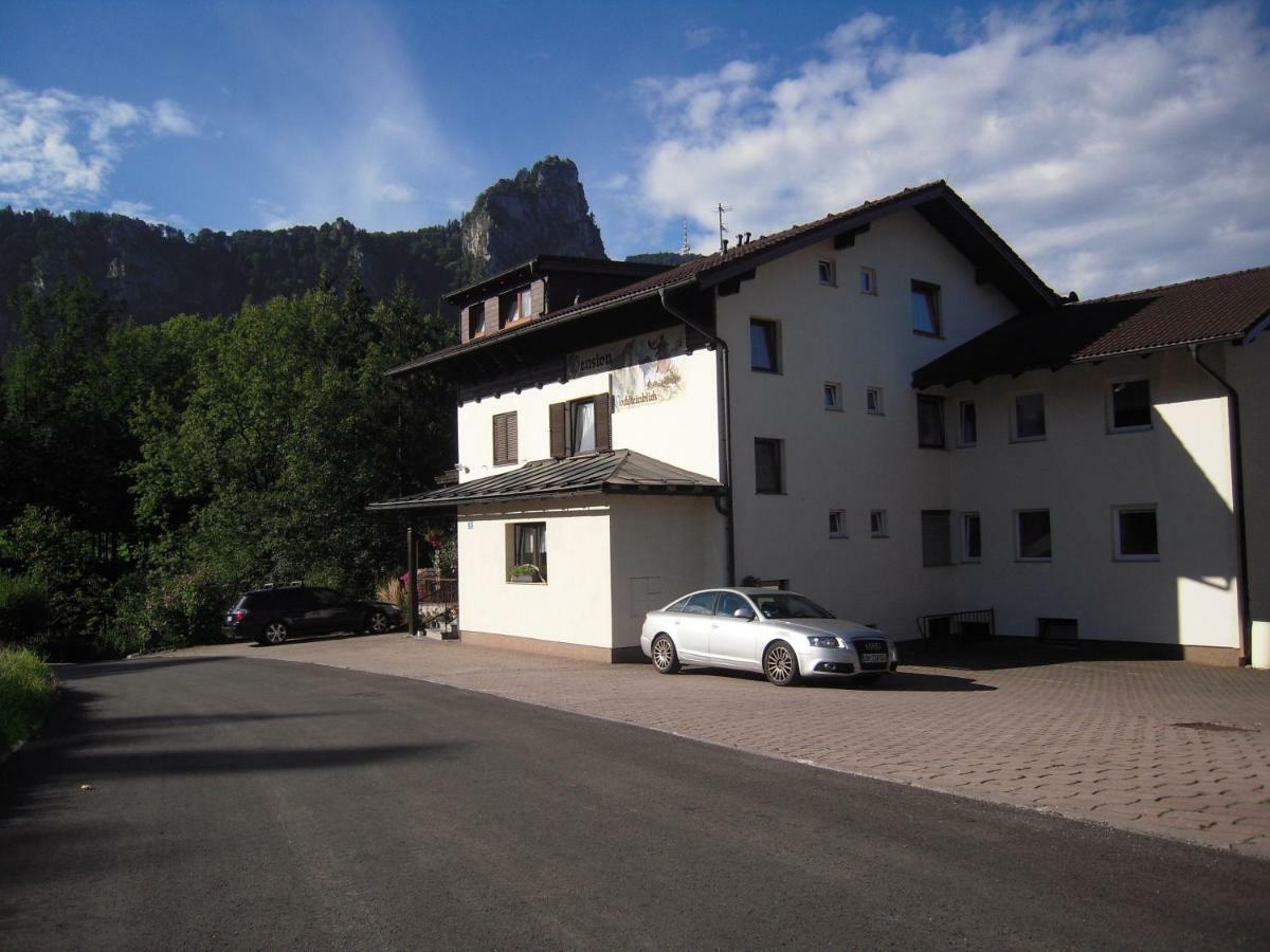 Pension Nocksteinblick Guggenthal Buitenkant foto
